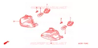 KNIPPERLICHT   voor Honda VFR 800 VTEC ABS WHITE 2009