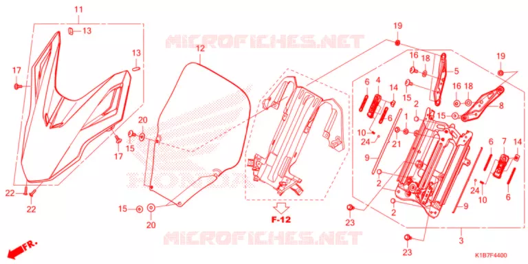 WINDSCHERM Honda SCOOTER 350 FORZA 2021  NSS350AM