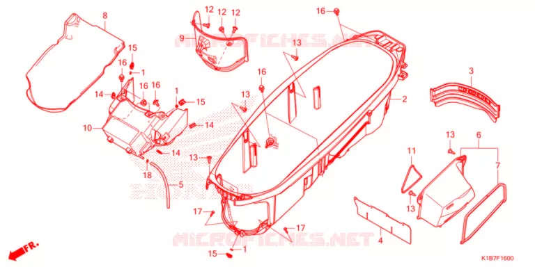 BAGAGEBOX  Honda SCOOTER 350 FORZA 2021  NSS350AM