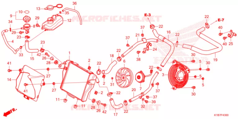 RADIATEUR   Honda SCOOTER 350 FORZA 2021  NSS350AM
