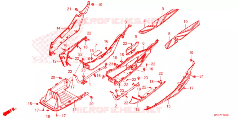 VLOER OPSTAP  Honda SCOOTER 350 FORZA 2021  NSS350AM