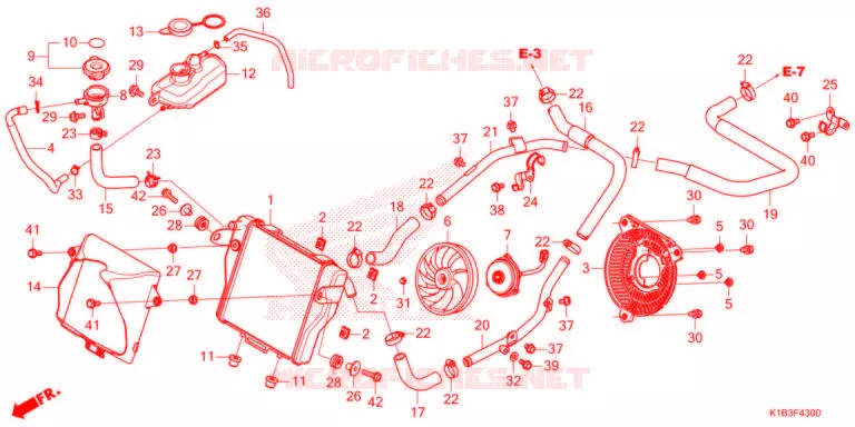RADIATEUR   Honda SCOOTER 350 FORZA 2021  NSS350AM