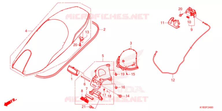 ZITTING   Honda SCOOTER 350 FORZA 2021  NSS350AM