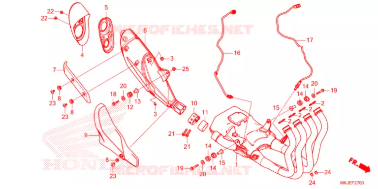UITLAATDEMPER   Honda MOTO 1000 CB 2021  CB1000RAM