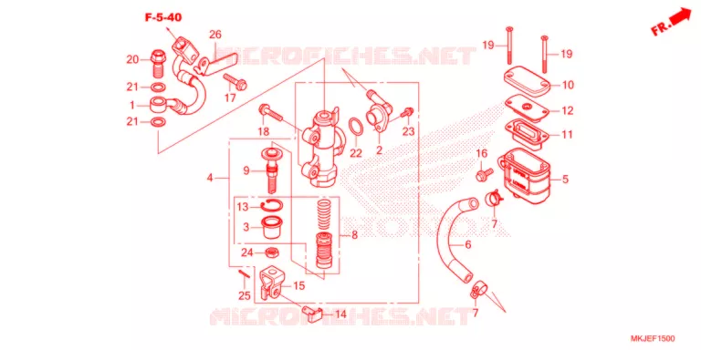 REMPOMP ACHTER Honda MOTO 1000 CB 2021  CB1000RAM