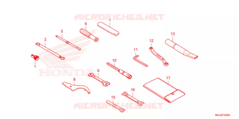 GEREEDSCHAP  Honda MOTO 1000 CB 2021  CB1000RAM