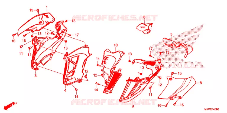 MIDDENKAP  Honda MOTO 500 CB 2021  CB500FAM