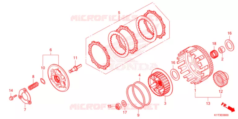 KOPPELING  Honda MOTO 300 CRF 2021  CRF300LRAM