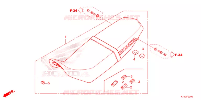 ZITTING   Honda MOTO 300 CRF 2021  CRF300LRAM