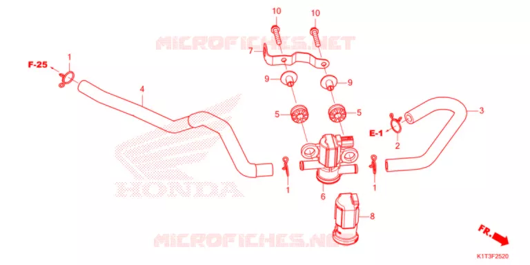 LUCHTINJECTIE SOLENOIDEKLEP Honda MOTO 300 CRF 2021  CRF300LM
