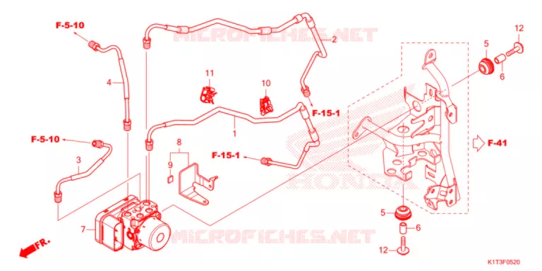 ABS MODULATOR - REMSLANG Honda MOTO 300 CRF 2021  CRF300LAM