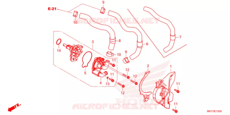 WATERPOMP  Honda MOTO 650 CB 2021  CB650RAM