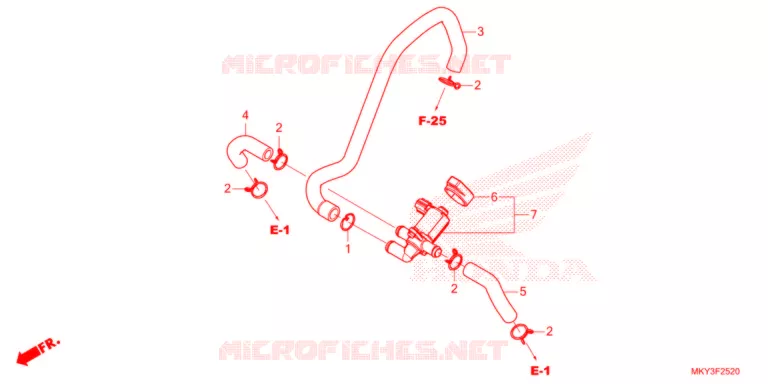 LUCHT INJECTIE BEDIENING KLEP  Honda MOTO 650 CB 2021  CB650RAM