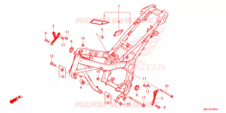 FRAME CHASSIS   Honda MOTO 650 CB 2021  CB650RAM