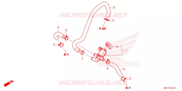 LUCHT INJECTIE BEDIENING KLEP  Honda MOTO 650 CB 2021  CB650RAM