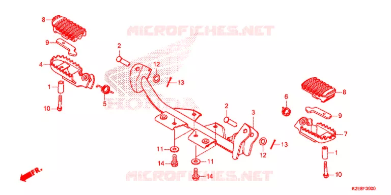 OPSTAP   Honda MOTO 125 CT 2022  CT125AL