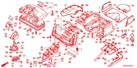 KOFFERBAK BOX (GL1800C/D/E/F/G/H) voor Honda GL 1800 GOLD WING ABS AIRBAG 2013