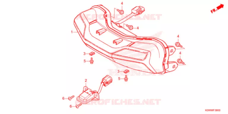 ACHTERLICHT  Honda SCOOTER 150 ADV 2022  ADV150AM