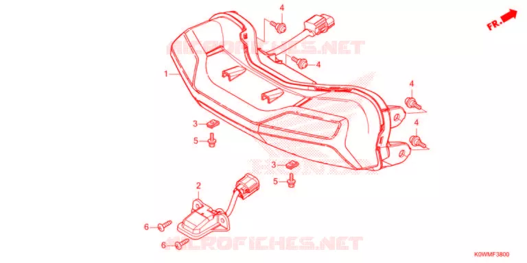 ACHTERLICHT  Honda SCOOTER 150 ADV 2021  ADV150AM