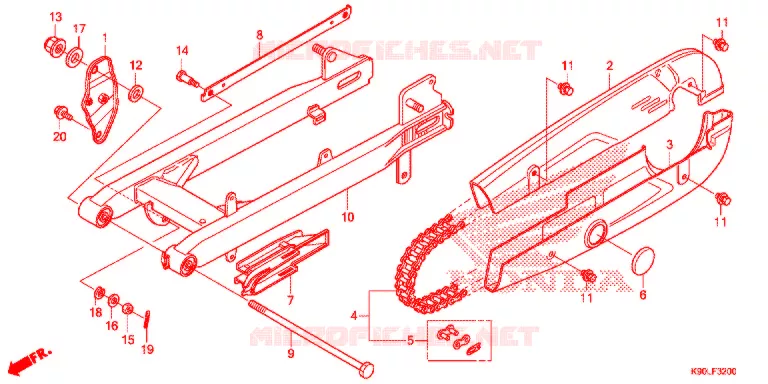 ZWAAI-ARM   Honda MOTO 110 WAVE 2021  AFP110CSFL