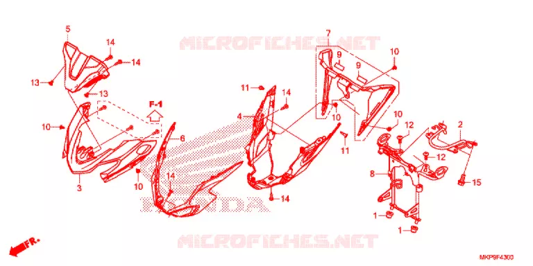 BOVEN KAP  Honda MOTO 500 CB 2020  CB500FAL