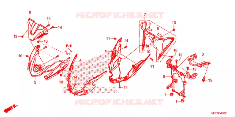 BOVEN KAP  Honda MOTO 500 CB 2021  CB500FAM