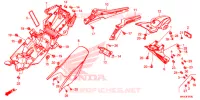 ACHTER STROOMLIJNKAP  voor Honda CB 650 R -5ED- 2019