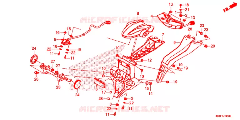 ACHTERLICHT  Honda MOTO 1000 CBR 2021  CBR1000RAM