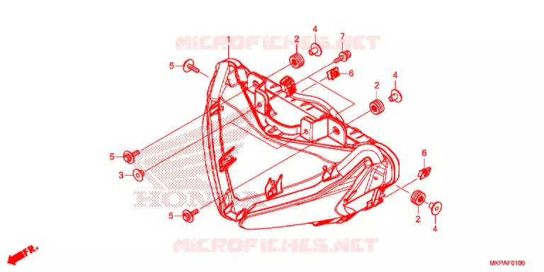 KOPLAMP  Honda MOTO 500 CBR 2021  CBR500RAM
