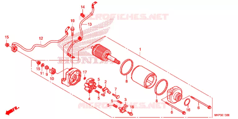 STARTMOTOR   Honda MOTO 500 CBR 2021  CBR500RAM