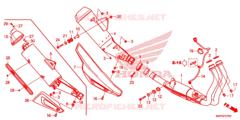 UITLAATDEMPER   Honda MOTO 500 CBR 2021  CBR500RAM