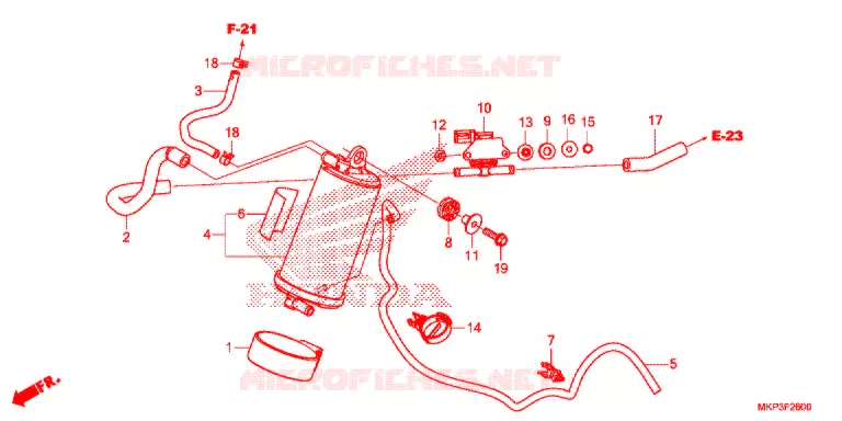 KOOLSTOFBUS   Honda MOTO 500 CBR 2021  CBR500RAM