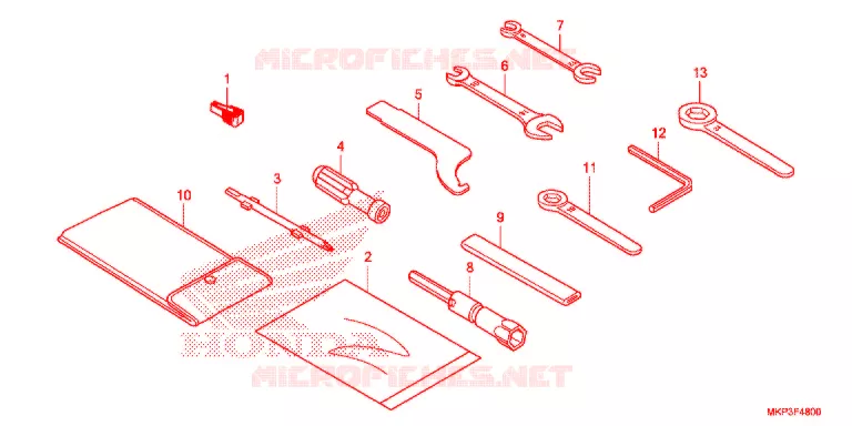 GEREEDSCHAP  Honda MOTO 500 CBR 2021  CBR500RAM
