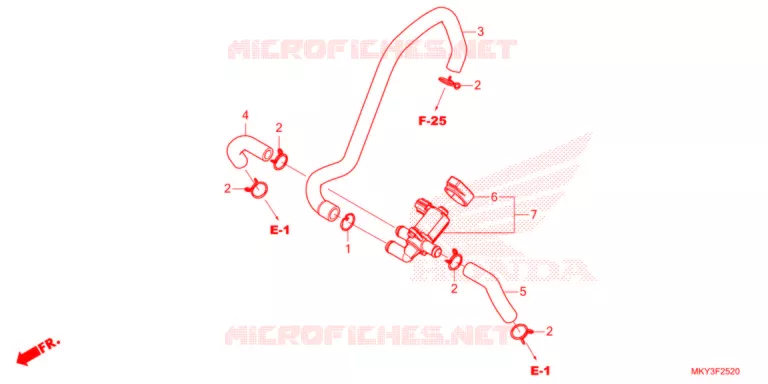 LUCHT INJECTIE BEDIENING KLEP  Honda MOTO 650 CBR 2021  CBR650RAM