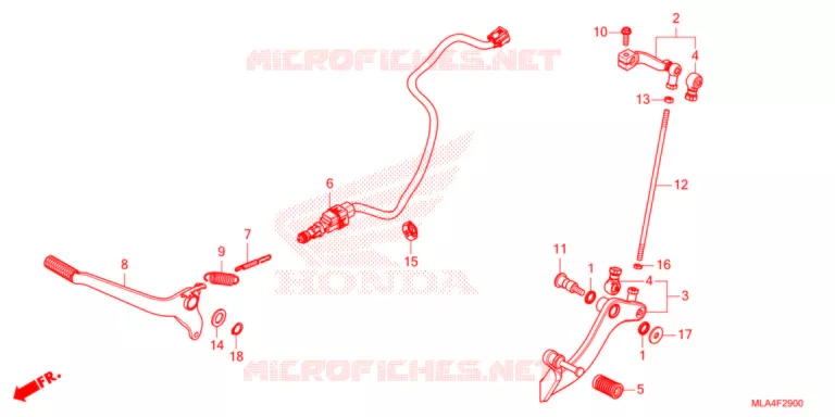 PEDAAL   Honda MOTO 1100 REBEL 2021  CMX1100AM