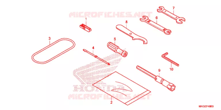 GEREEDSCHAP   Honda MOTO 500 REBEL 2021  CMX500AM