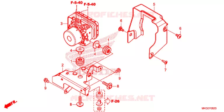 ABS MODULATOR   Honda MOTO 500 REBEL 2021  CMX500AM