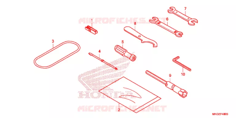 GEREEDSCHAP   Honda MOTO 500 REBEL 2021  CMX500AM