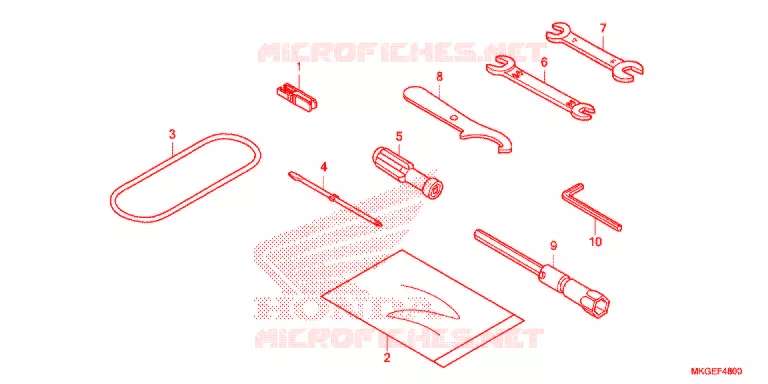 GEREEDSCHAP   Honda MOTO 500 REBEL 2021  CMX500AM