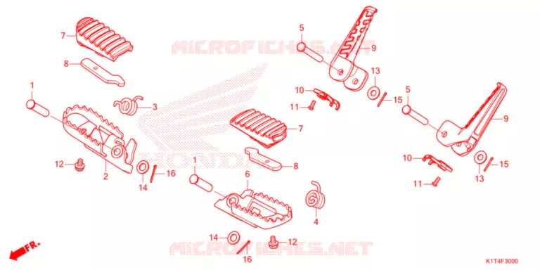 OPSTAP   Honda MOTO 300 CRF 2021  CRF300LAM