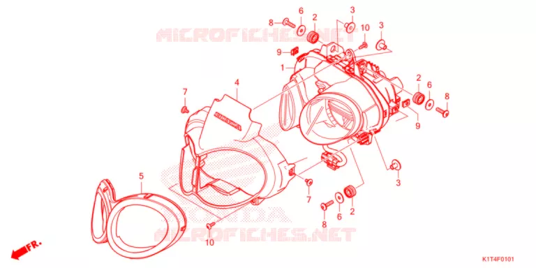 KOPLAMP (CRF300LR/LRA) Honda MOTO 300 CRF 2021  CRF300LRAM