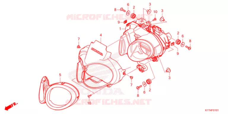 KOPLAMP (CRF300LR/LRA) Honda MOTO 300 CRF 2021  CRF300LRAM