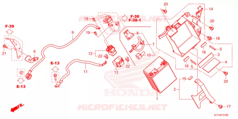ACCU   Honda MOTO 300 CRF 2021  CRF300LRM