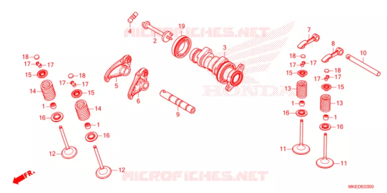 NOKKENAS/KLEP   Honda MOTO 450 CRF 2021  CRF450RM