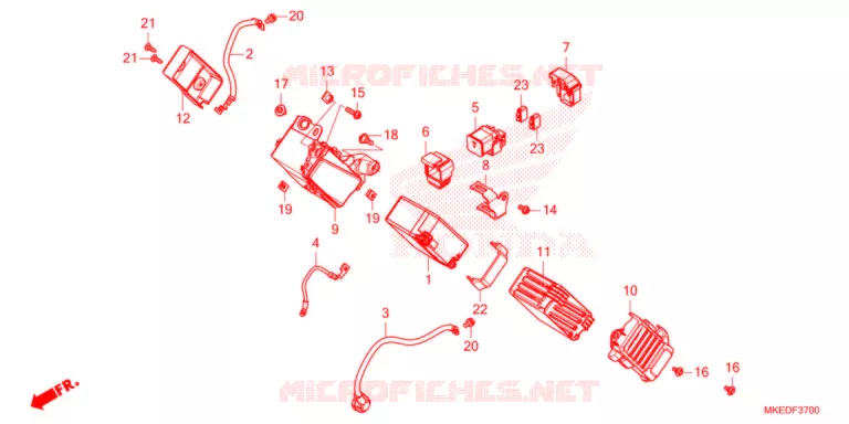 ACCU   Honda MOTO 450 CRF 2022  CRF450RN