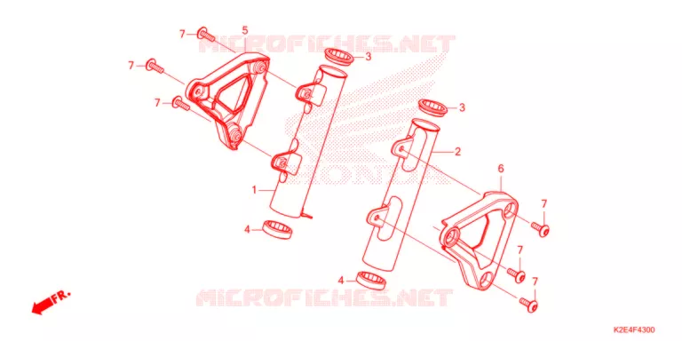 VOORLICHTSTEUN Honda MOTO 125 CT 2021  CT125AM