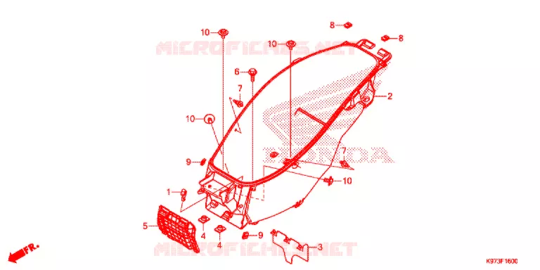 BAGAGEBOX  Honda SCOOTER 150 PCX 2020  WW150AL