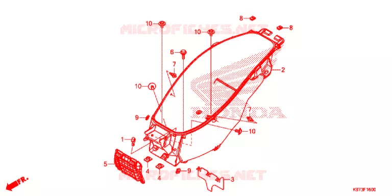 BAGAGEBOX  Honda SCOOTER 150 PCX 2020  WW150AL