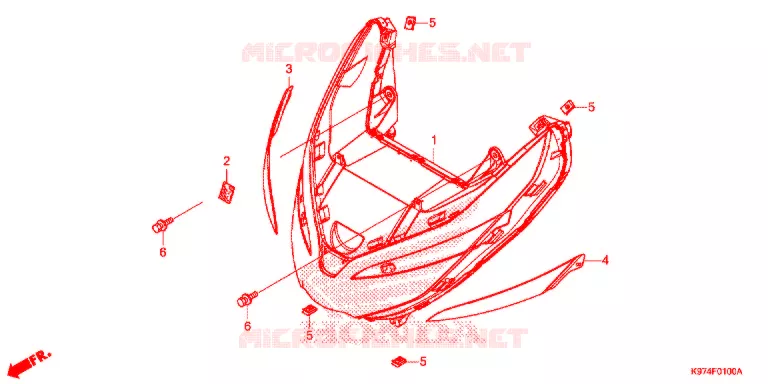 KOPLAMP  Honda SCOOTER 150 PCX 2020  WW150AL