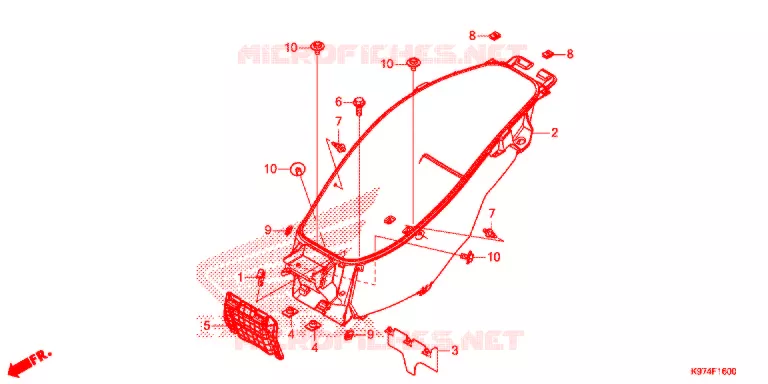 BAGAGEBOX  Honda SCOOTER 150 PCX 2020  WW150L